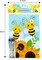 TINYMILLS Bumble Bees Honeybees Coloring Book and Crayon Set for Kids Party Favors with 12 Coloring Books and 48 Crayons